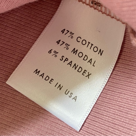 WELLBEING + BEINGWELL purple ribbed sleeveless round neck racerback crop top - Picture 7 of 7